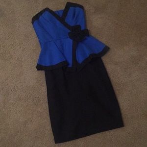 Vintage 80's Peplum Dress